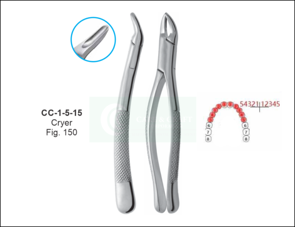 American Pattern Extracting Forcep - Cryer Fig 150